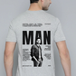 Gray Melagne ANQOR branded - Classic Crew T-Shirt